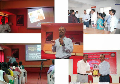 Guest lecture on "Job Opportunities in Civil Engineering and Project Management System"