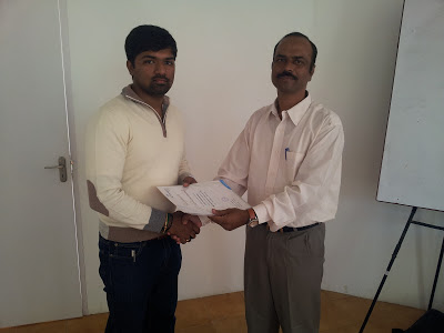 PMP Training Programme - Certificate Distribution